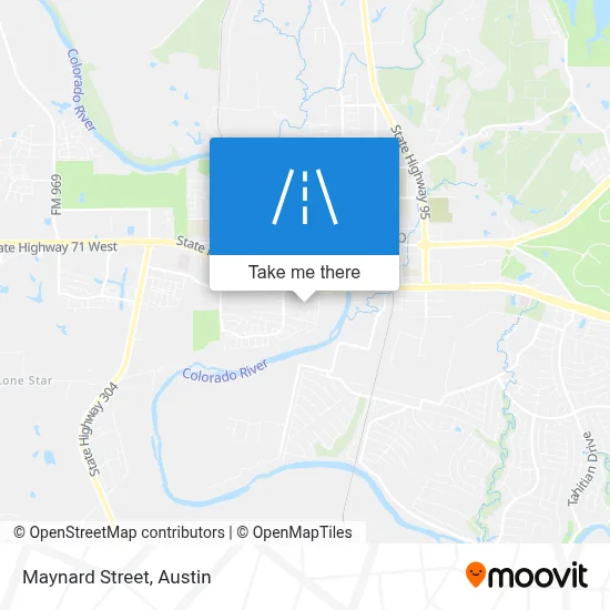 Maynard Street map