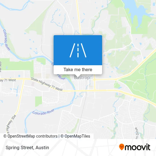 Spring Street map