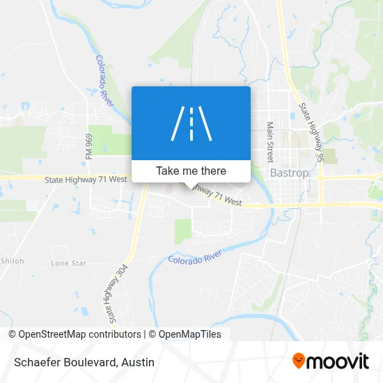Schaefer Boulevard map