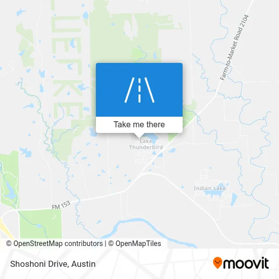 Shoshoni Drive map