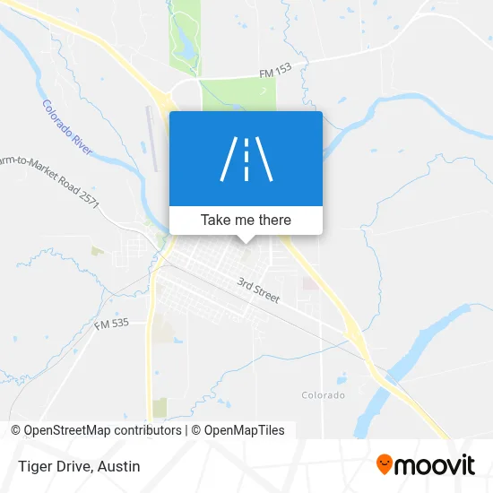 Tiger Drive map