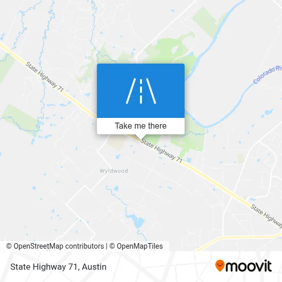 State Highway 71 map
