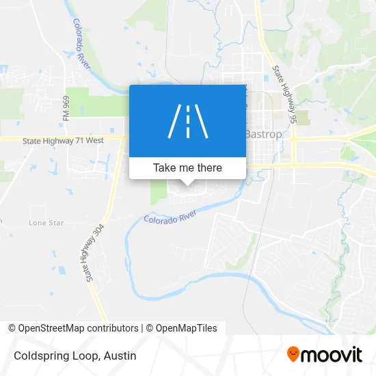 Coldspring Loop map