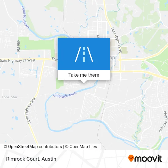 Rimrock Court map
