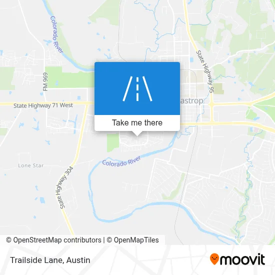 Trailside Lane map