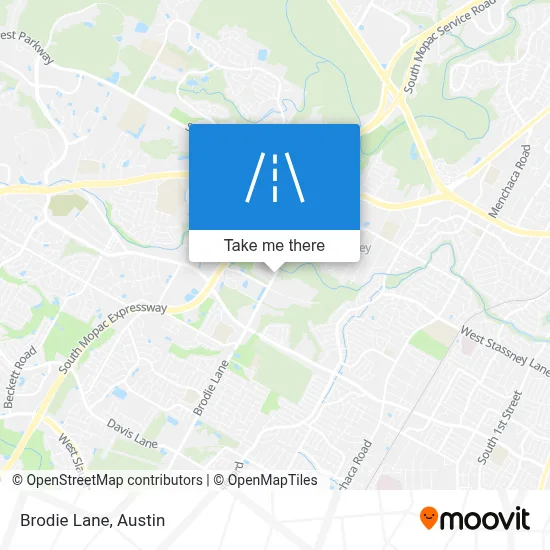 Brodie Lane map