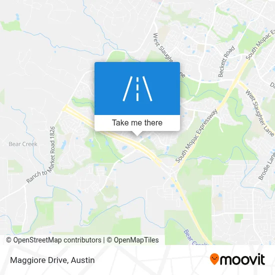 Maggiore Drive map