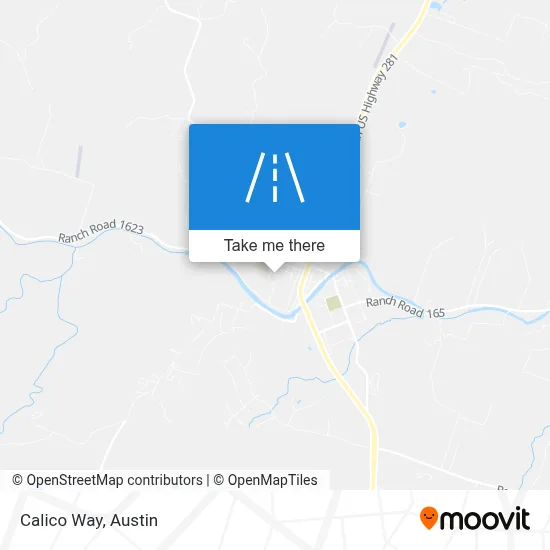 Calico Way map