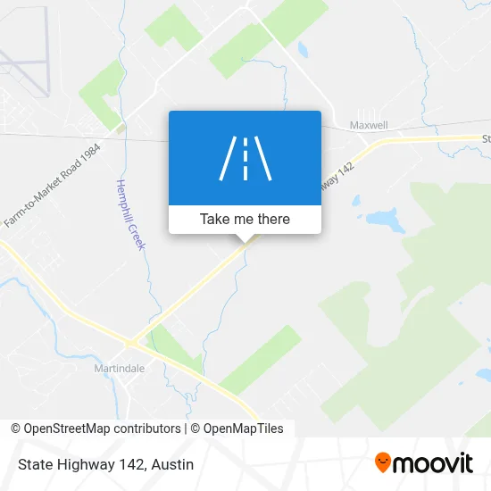 State Highway 142 map