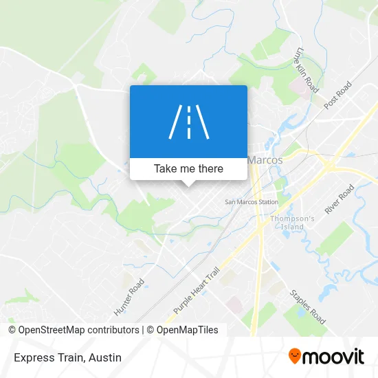 Express Train map