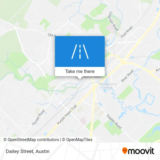 Dailey Street map