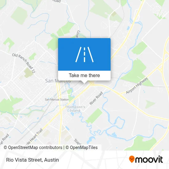 Rio Vista Street map