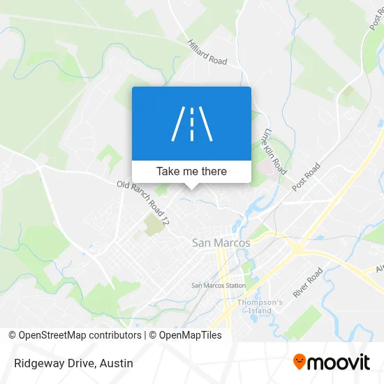 Mapa de Ridgeway Drive