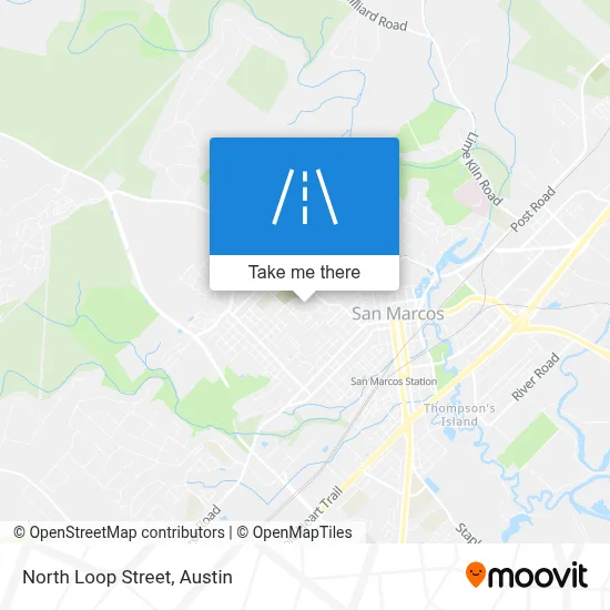 North Loop Street map