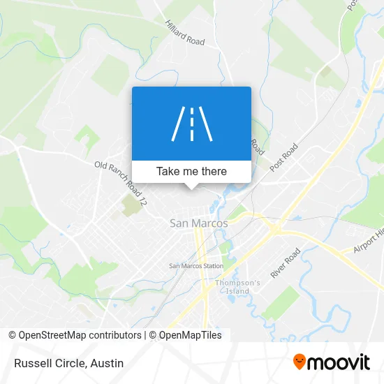 Russell Circle map