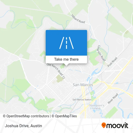 Joshua Drive map