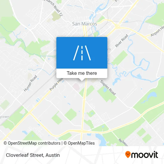 Cloverleaf Street map