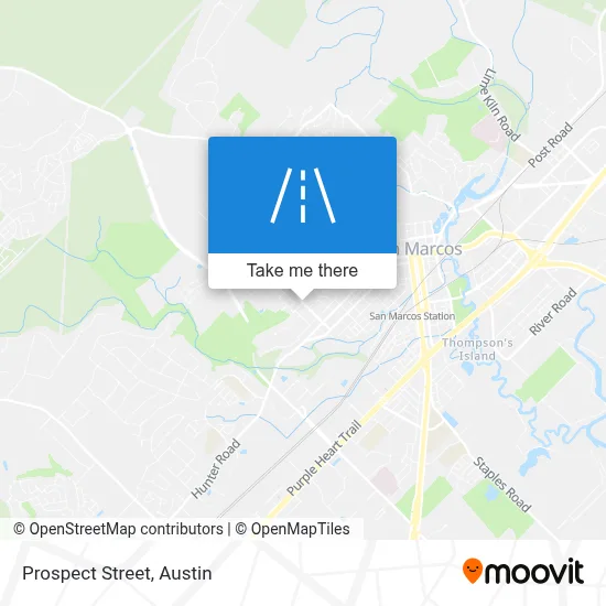 Prospect Street map