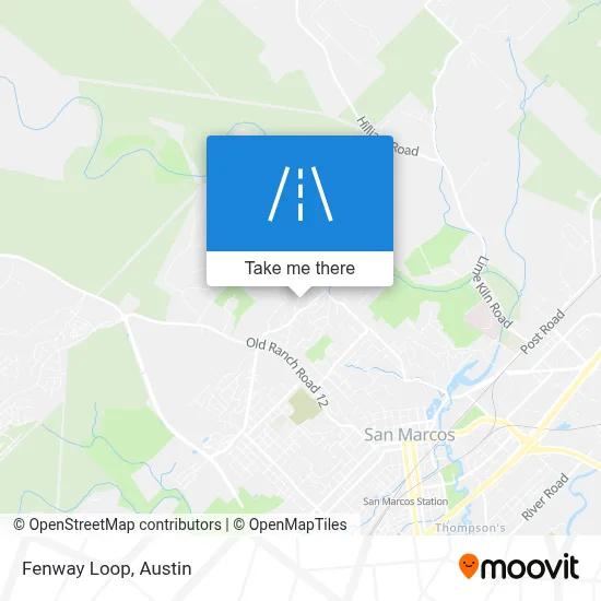 Fenway Loop map