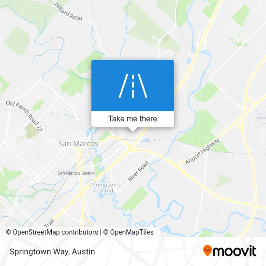 Springtown Way map