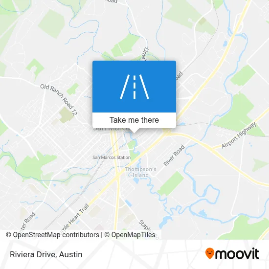 Riviera Drive map