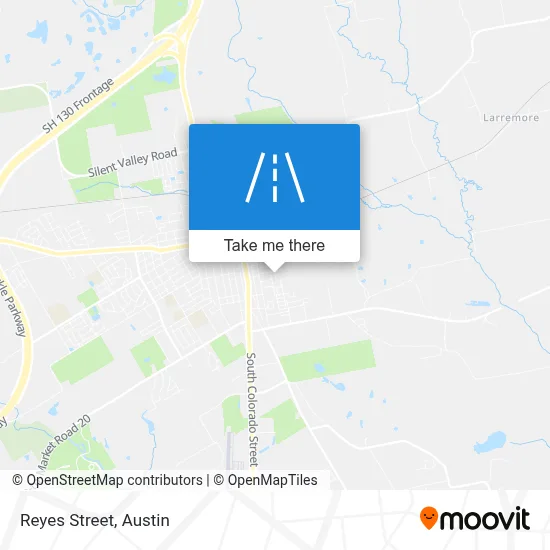 Reyes Street map