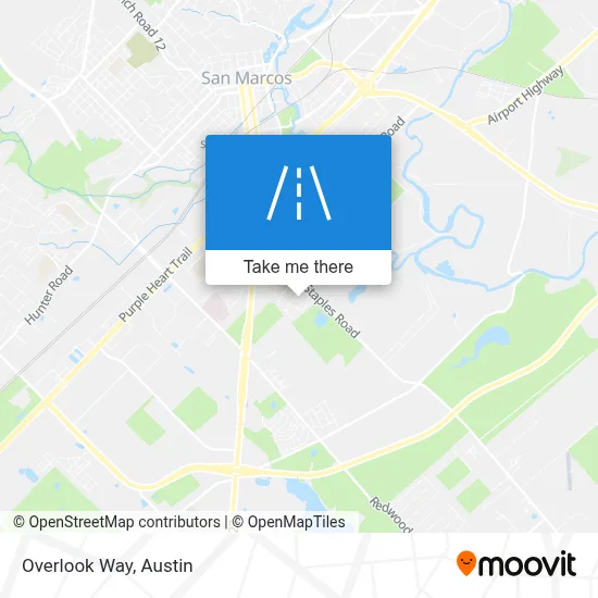 Overlook Way map