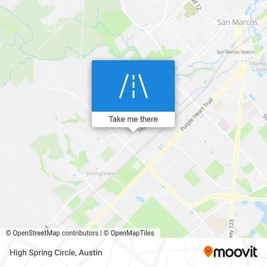 Mapa de High Spring Circle