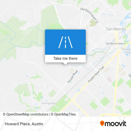 Howard Place map