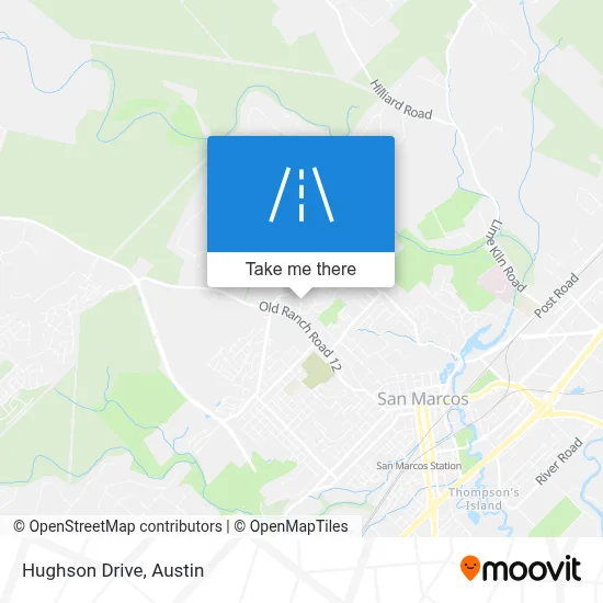 Hughson Drive map