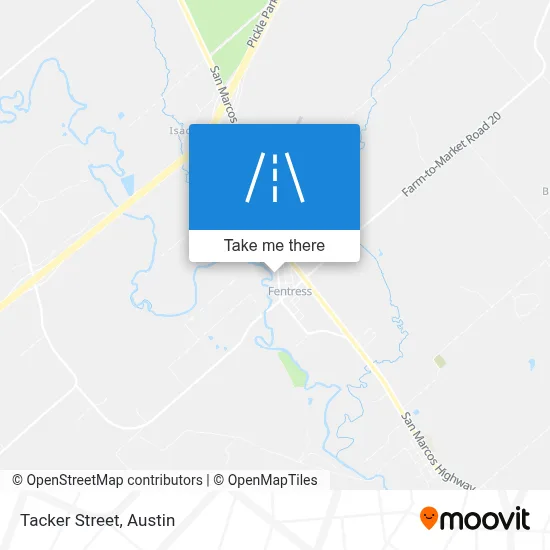 Tacker Street map