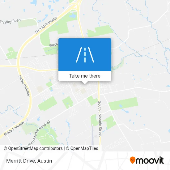 Merritt Drive map