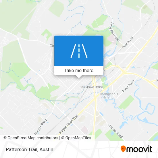 Patterson Trail map
