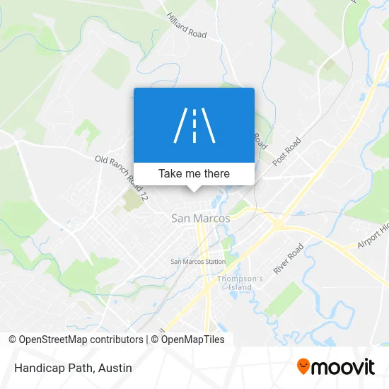 Handicap Path map
