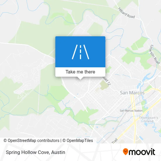 Spring Hollow Cove map