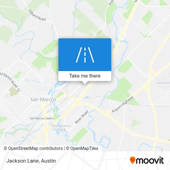 Jackson Lane map