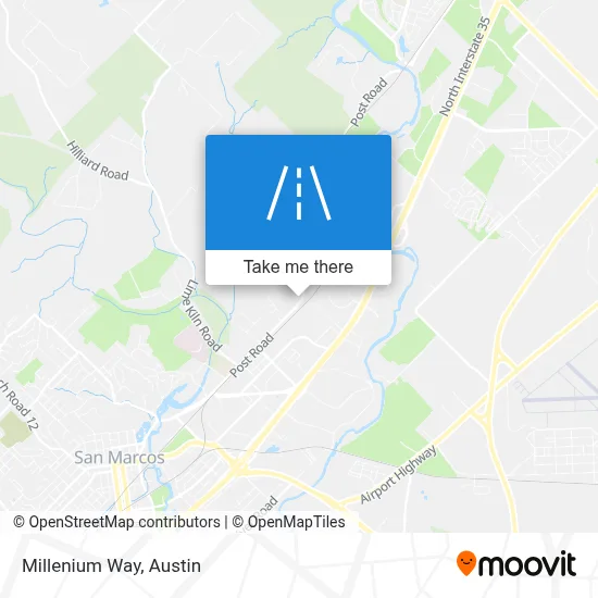 Millenium Way map