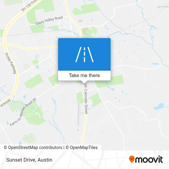 Sunset Drive map