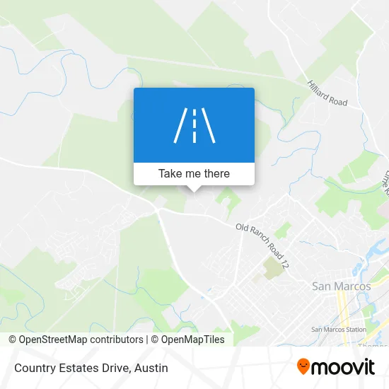 Country Estates Drive map