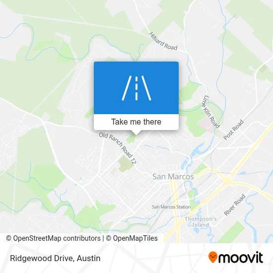 Mapa de Ridgewood Drive