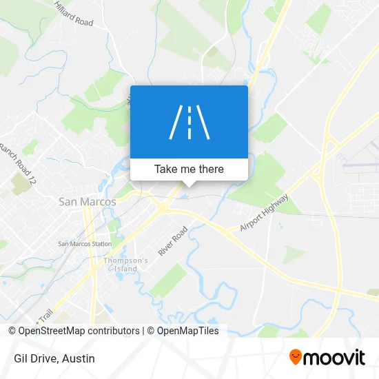 Gil Drive map