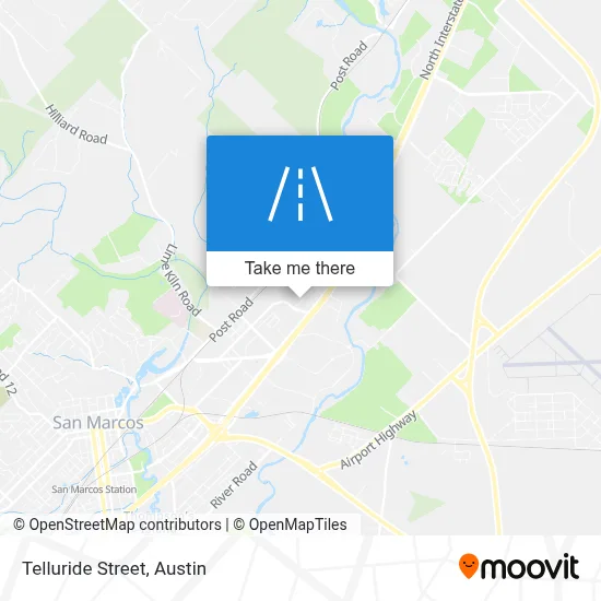 Telluride Street map