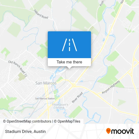 Stadium Drive map