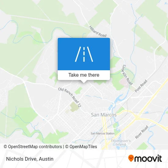 Nichols Drive map