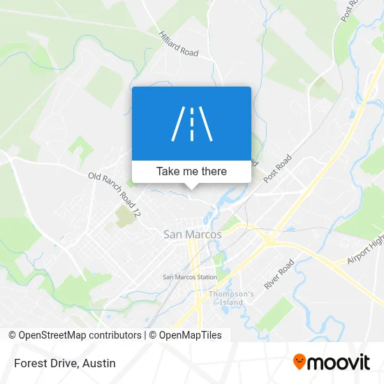 Forest Drive map