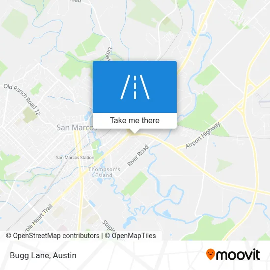 Bugg Lane map