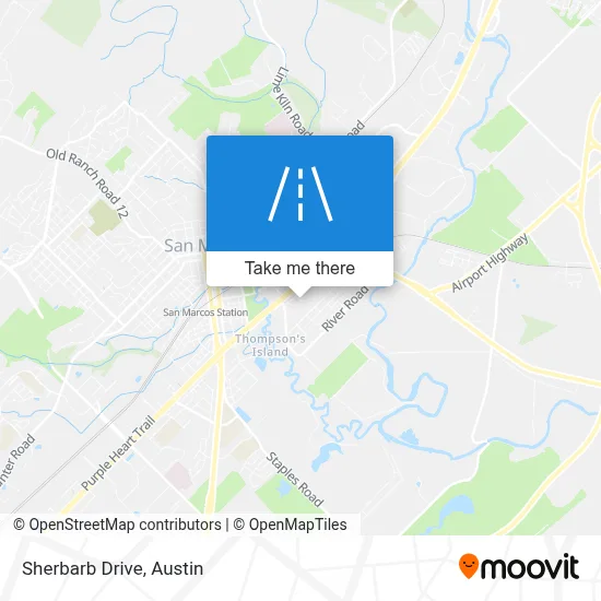 Sherbarb Drive map