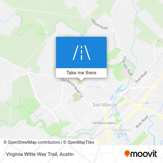 Virginia Witte Way Trail map