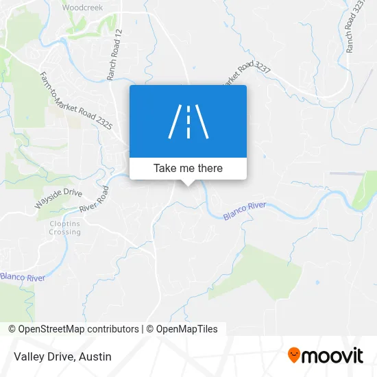 Valley Drive map