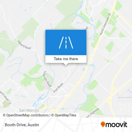 Booth Drive map